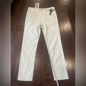 rag & bone Fit 2 Stretch Twill Chinos Chalk Men Size 38x31 Slim NEW
